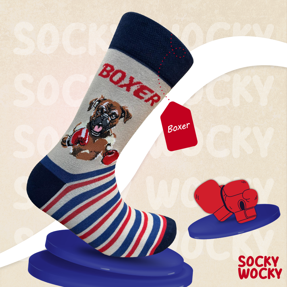Chaussettes Boxer Édition Race de chien